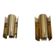 Pair of brass wall lights from Falkenberg 1970