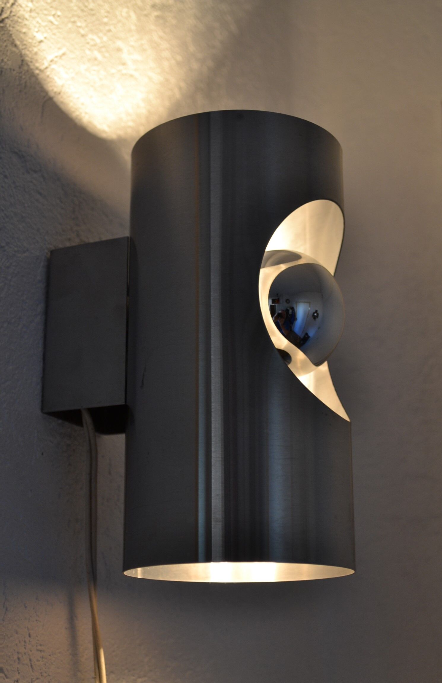 Space age 1970s wall light