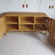 Buffet bas 2 portes -rotin tressé-bambou -cannage