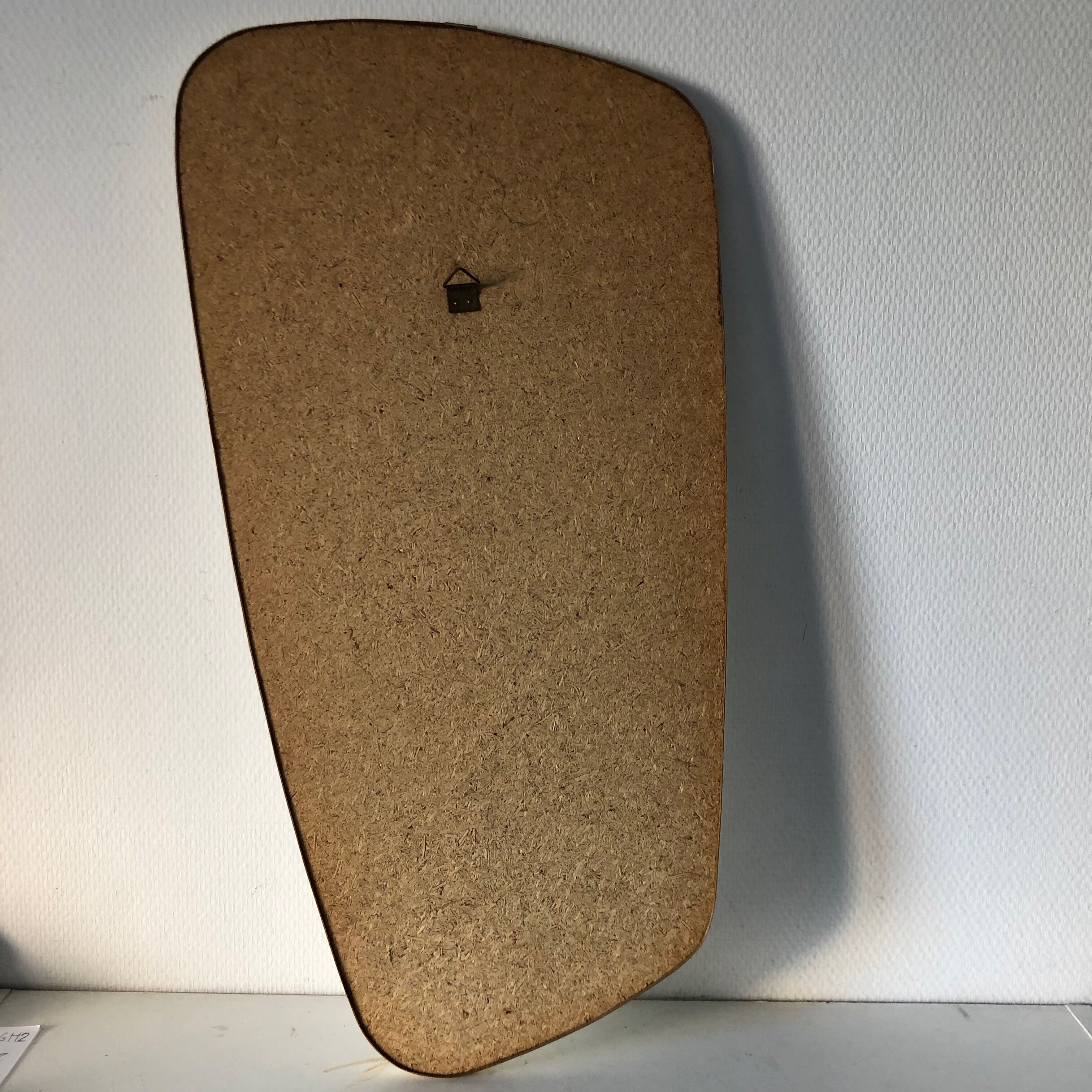 Mirror freeform vintage 1960 68x34cm