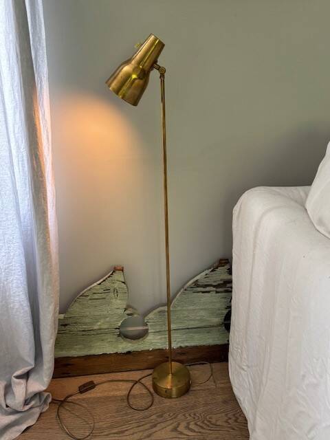 Falkensbergs Belysning brass floor lamp - Sweden 50s/60s