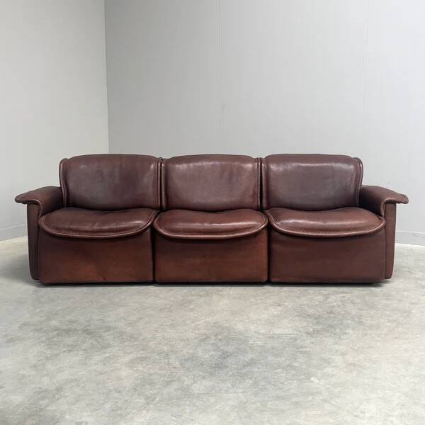De Sede DS12 3 seat sofa, Switzerland 1970s