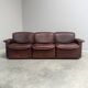De Sede DS12 3 seat sofa, Switzerland 1970s