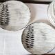 Vintage french 1960s salins tolede - toledo dinner plates black olive