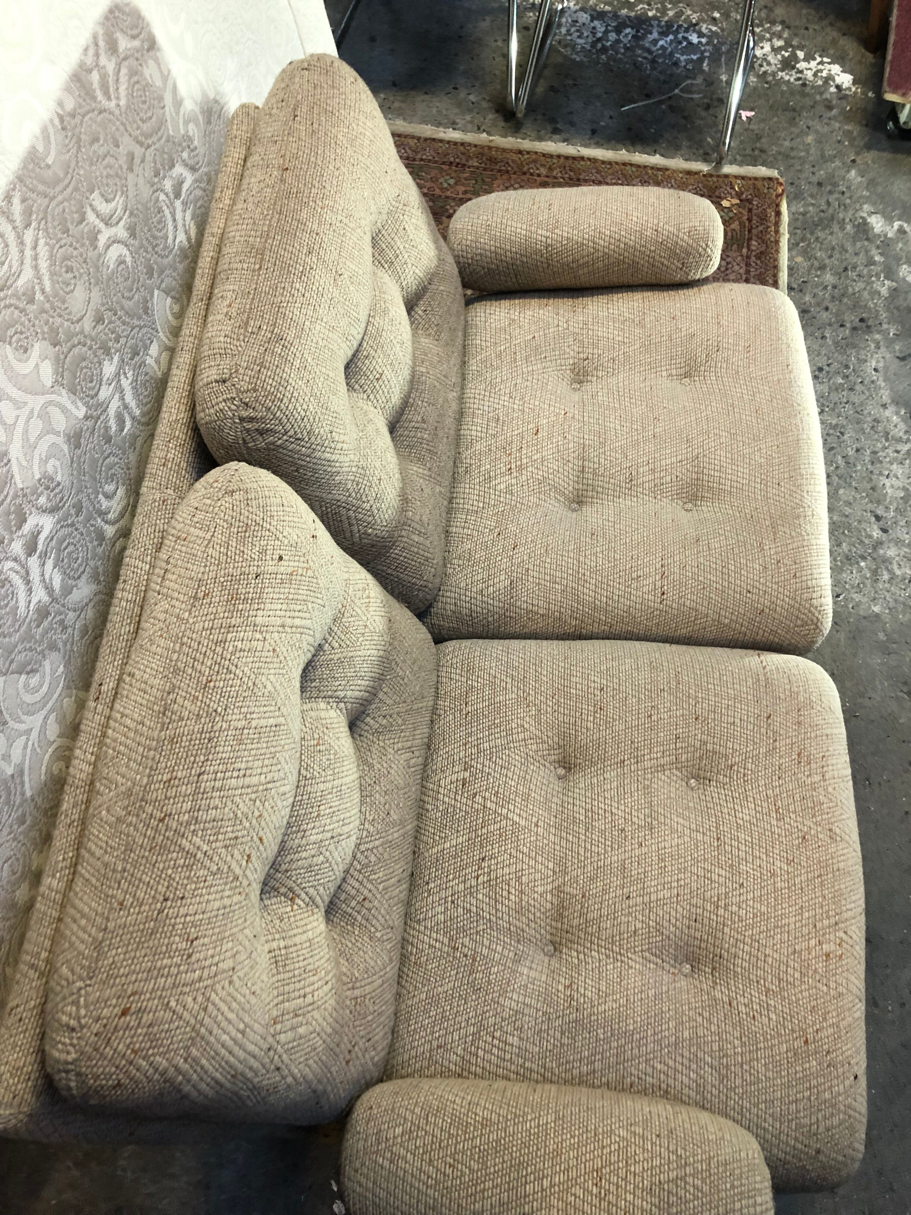 sofa 2 places fabrics steiner 1970