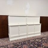 Original Globe Wernicke English Low Bookcase White