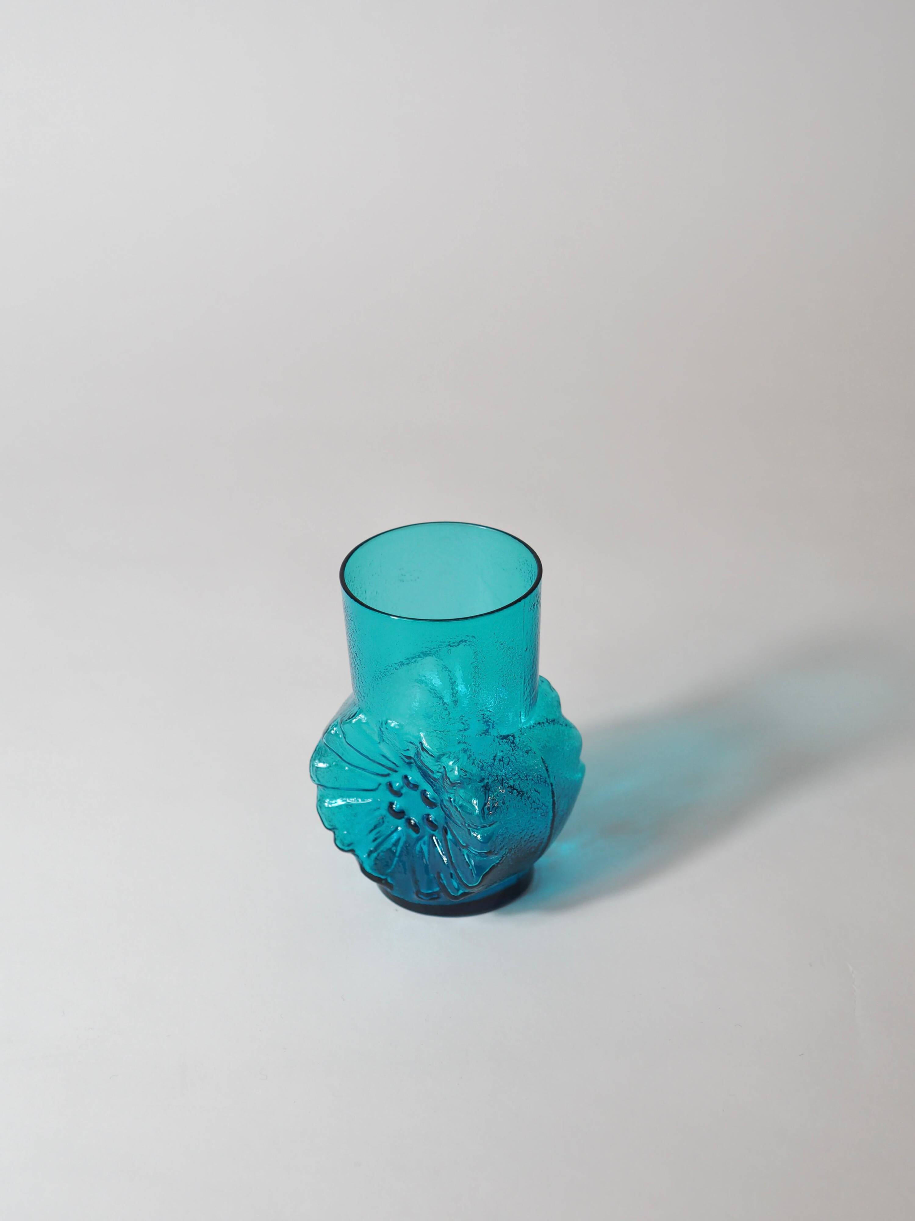 Mid-century rainbow glass set: 6 Finnish style glasses, by Kaj Franck & Lasi.