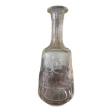 Antique carafe engraved FG