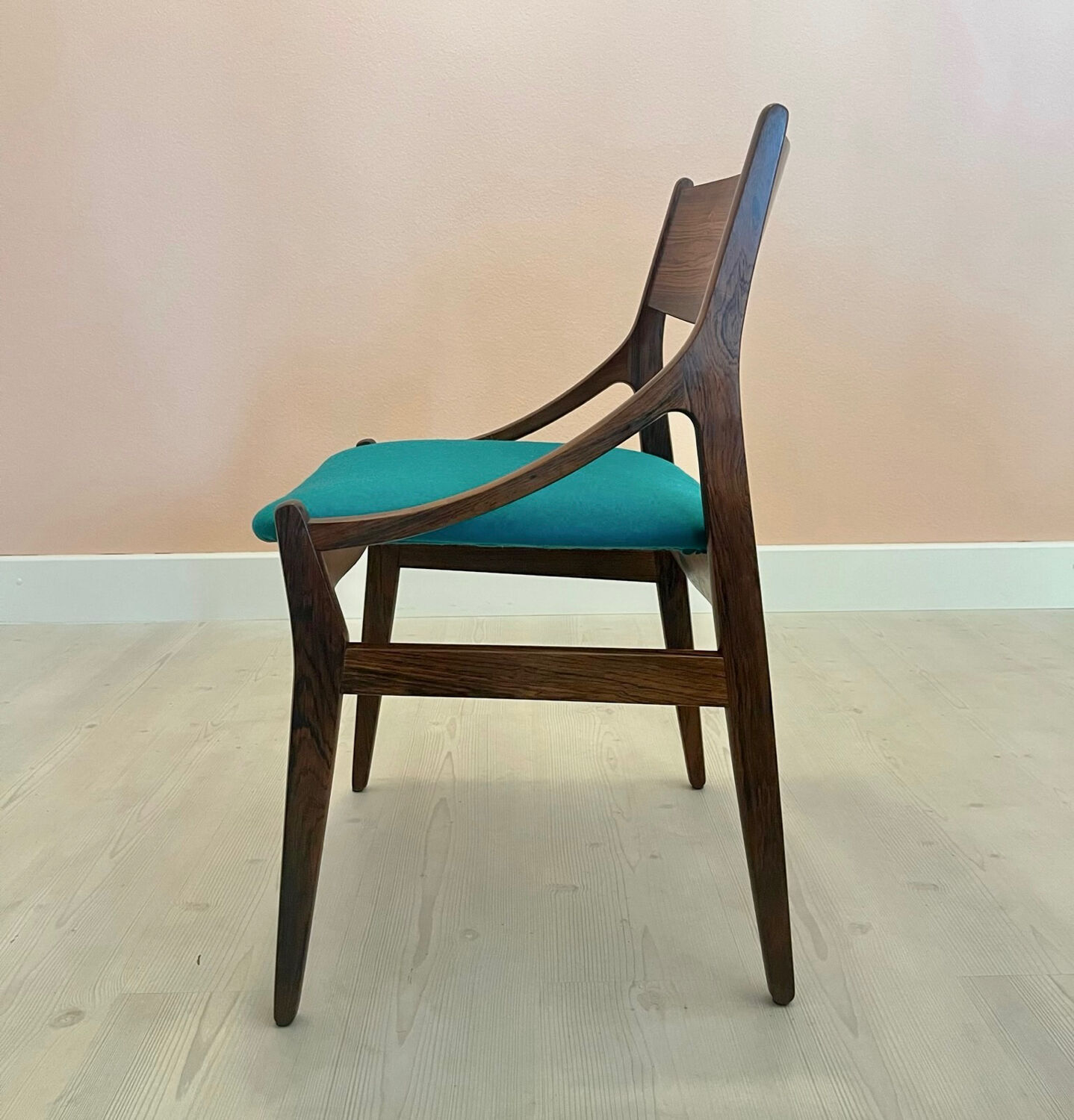 Dining chair in rosewood by Vestervig Eriksen Denmark 1960
