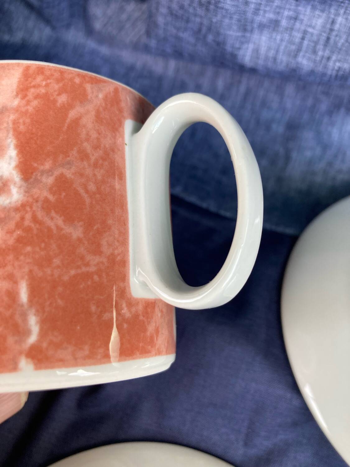 Tasses et sous-tasses à café Villeroy et Boch modèle Siena