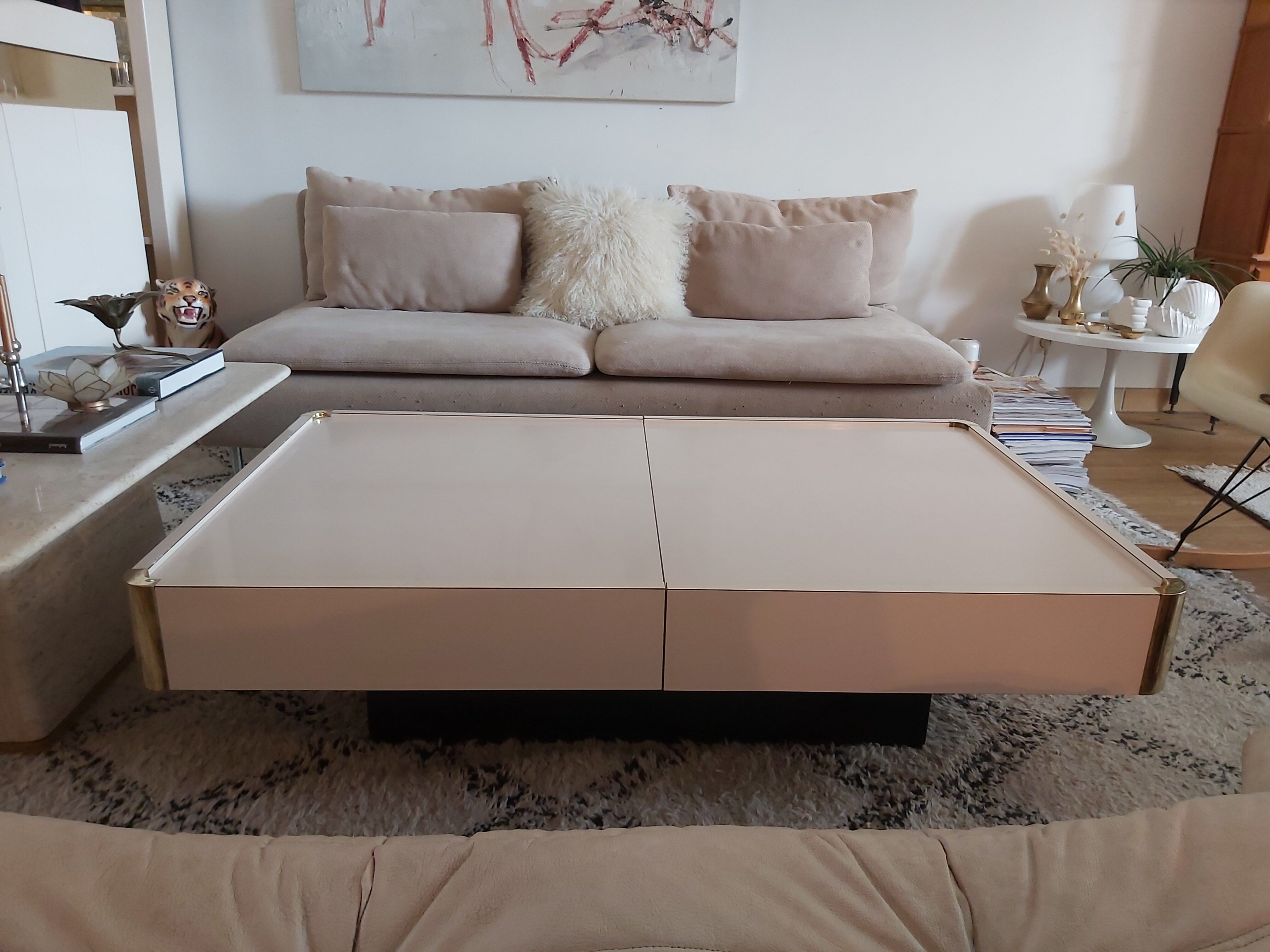 Coffee table-bar 70s