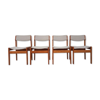 Set of 4 dining chairs made in Norway