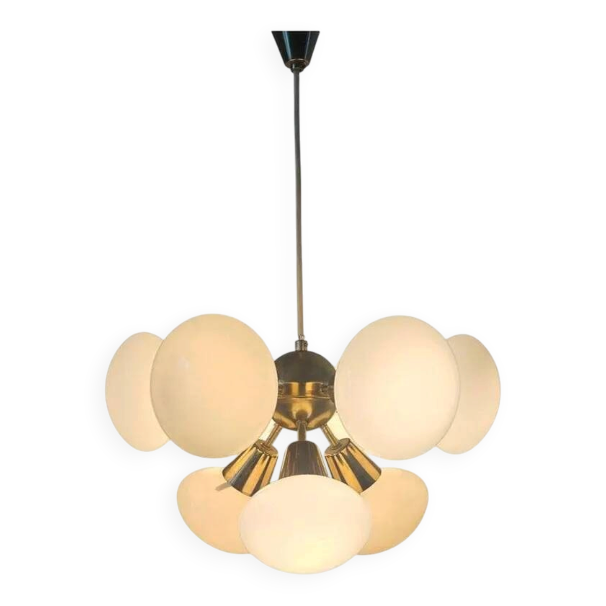 Rare Midcentury Chandelier Sputnik, Kamenicky Senov, 1970s