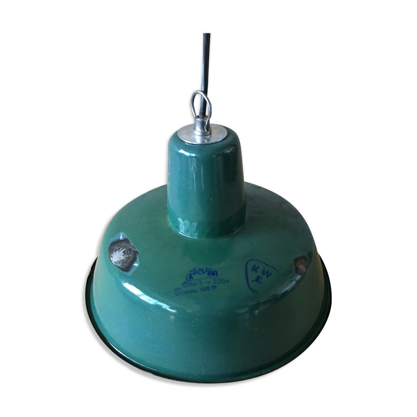 Industrial hanging lamp from Wikasy A23, 1960