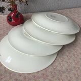 Assiettes Salins France Milleraies 60'