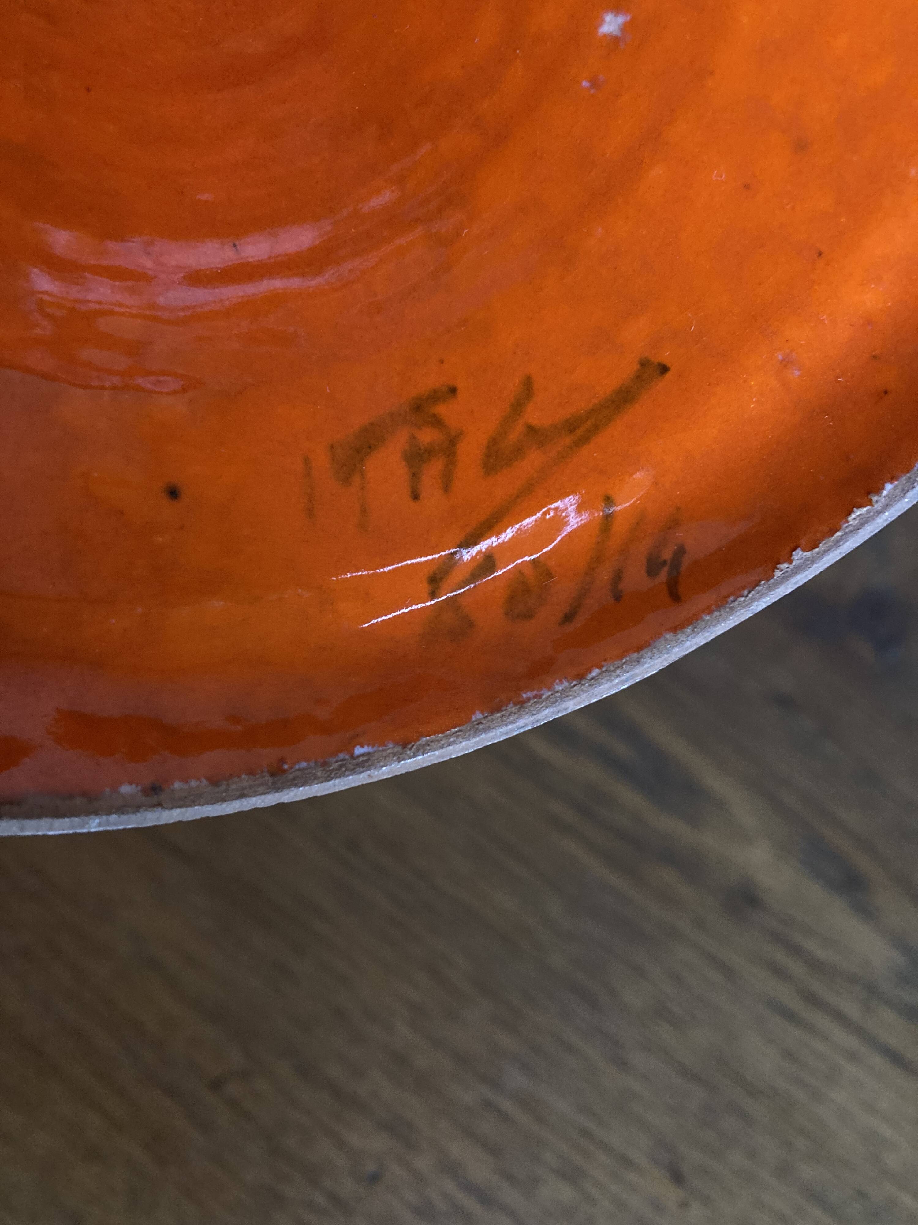 XXL ceramic 1960 Aldo Londi for Bitossi, mid-century Italian design