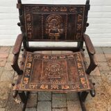 Rocking chair by Angel Pazmino 1960 for Muebles de Estilo