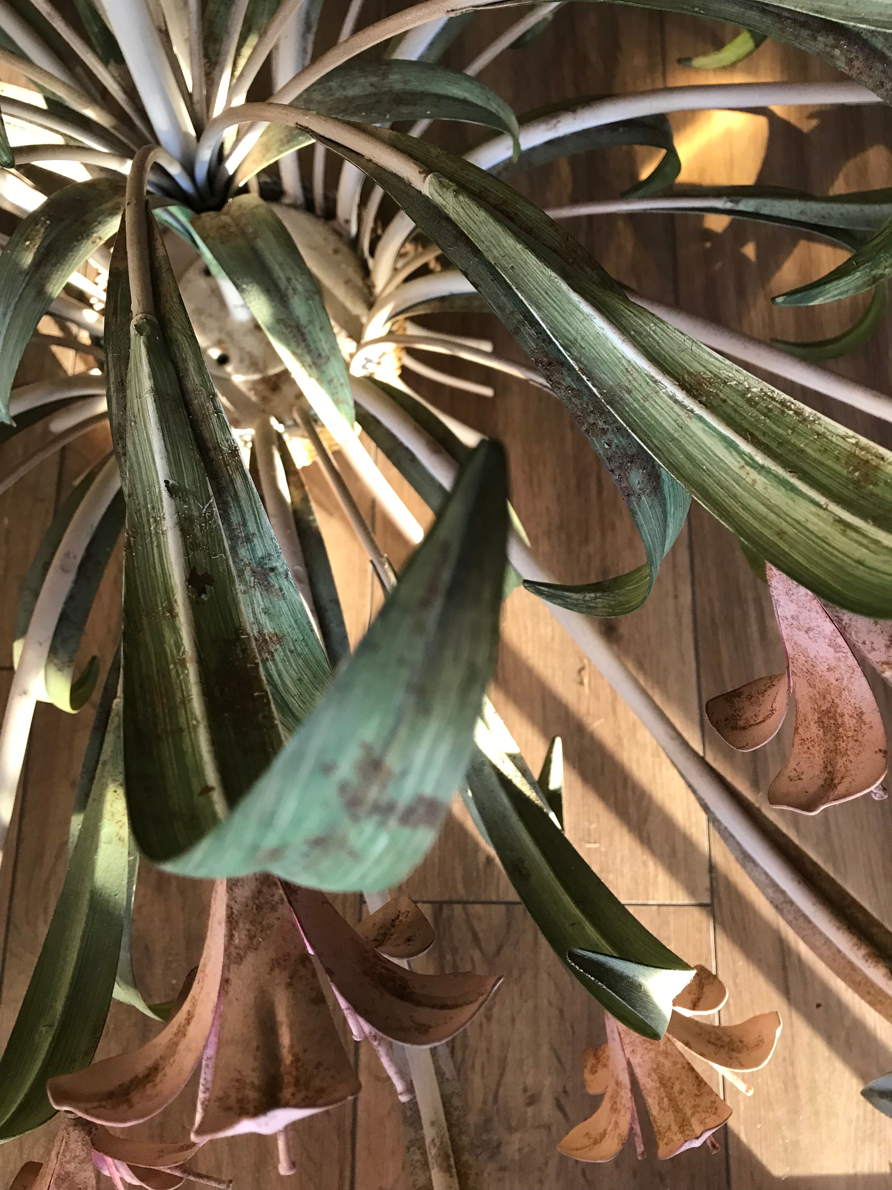 Chandelier with flowers