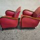 Fauteuil club paire de fauteuils des années 50 - 60