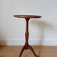 Wooden pedestal table
