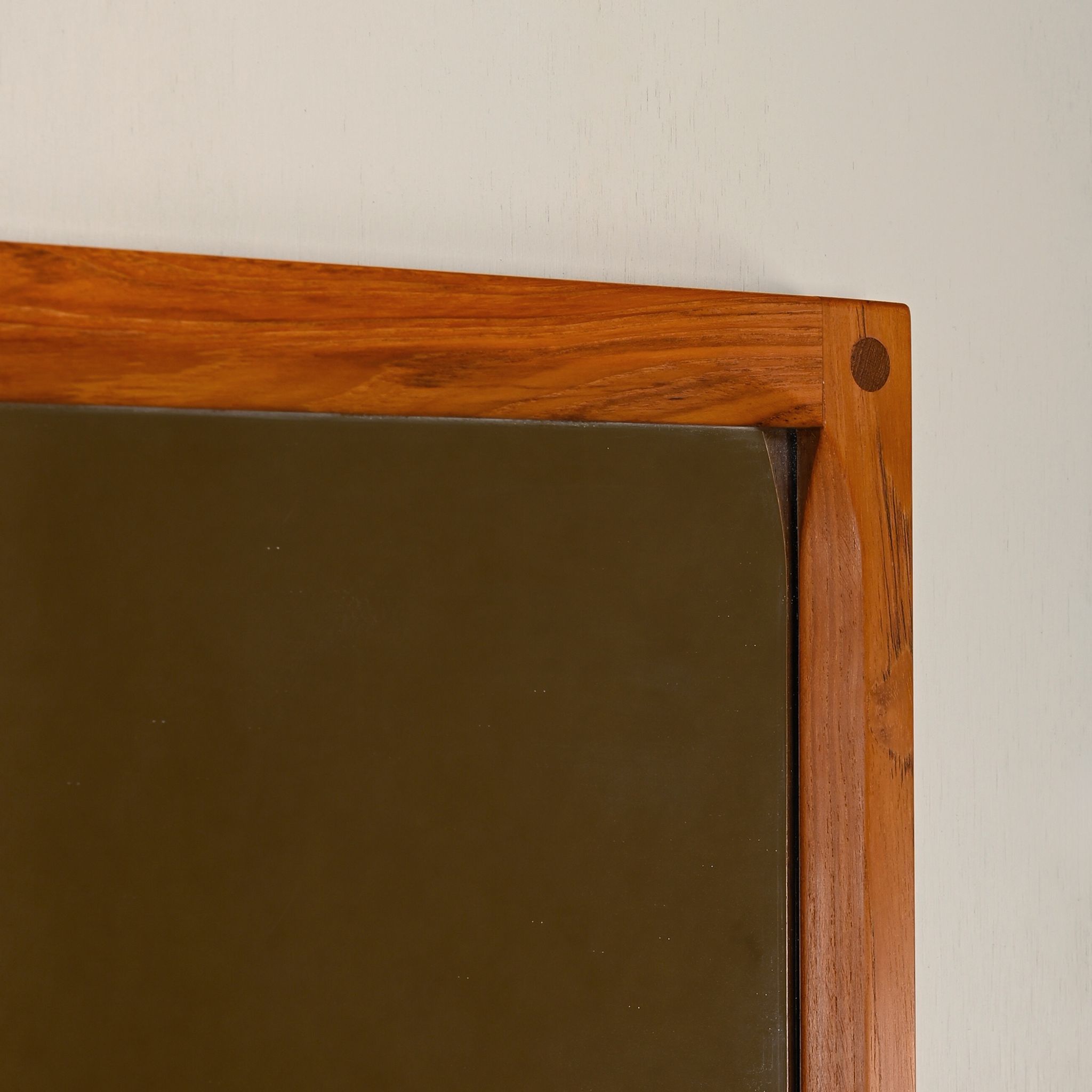 Kai Kristiansen Wall Mirror Model 166 in Teak for Aksel Kjersgaard, 1960s