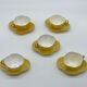 Series of 5 cups and under cups Sarreguemines