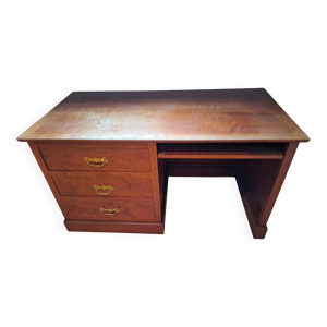 Bureau en merisier massif - bloc