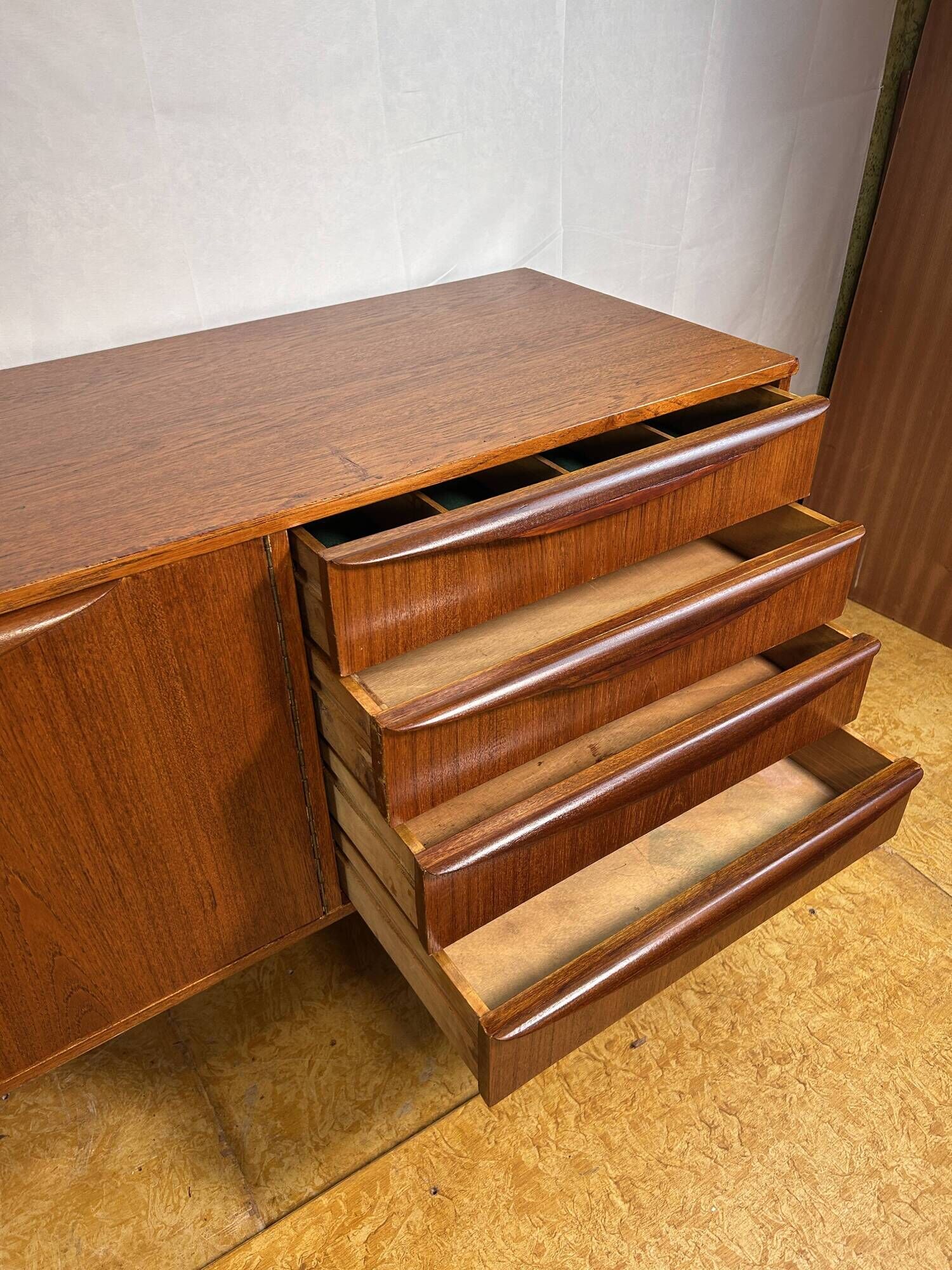 Mid-Century Retro Vintage Teak Sideboard by Portwood – 1960s British Crafts