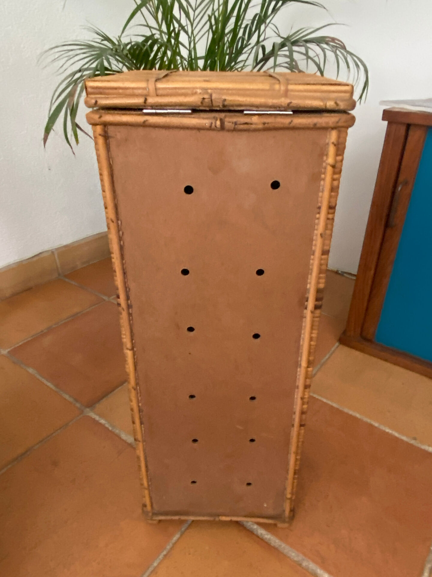 Rattan chest