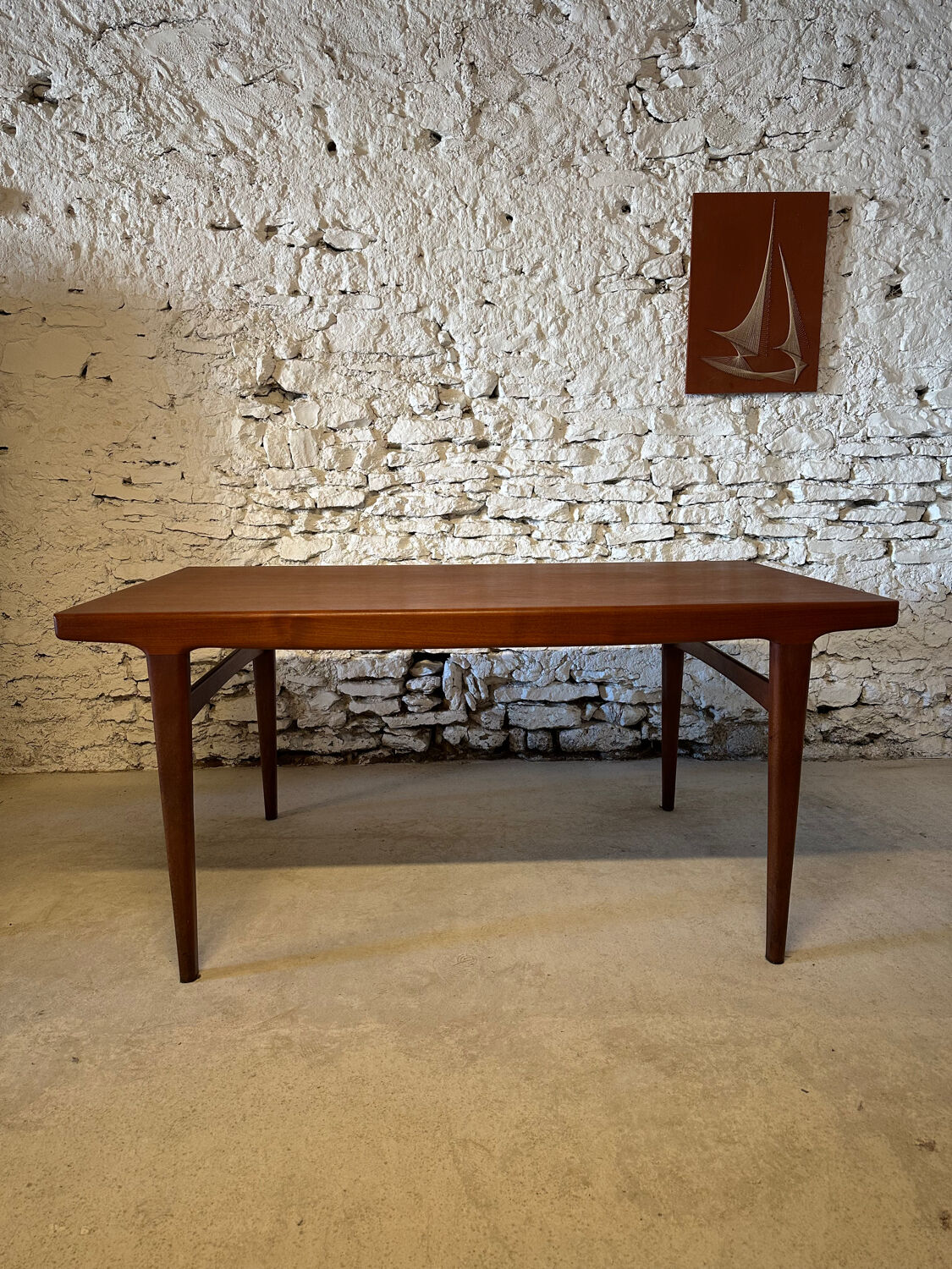 Scandinavian extendable dining table - Vintage