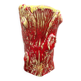 Vase / Cache-pot Vallauris vintage en céramique émaillée – années 6