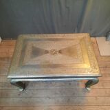 Metal-plated coffee table