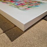 Abstract painting table