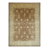Tapis Oushak en laine noué à la main turc 267 cm x 370 cm