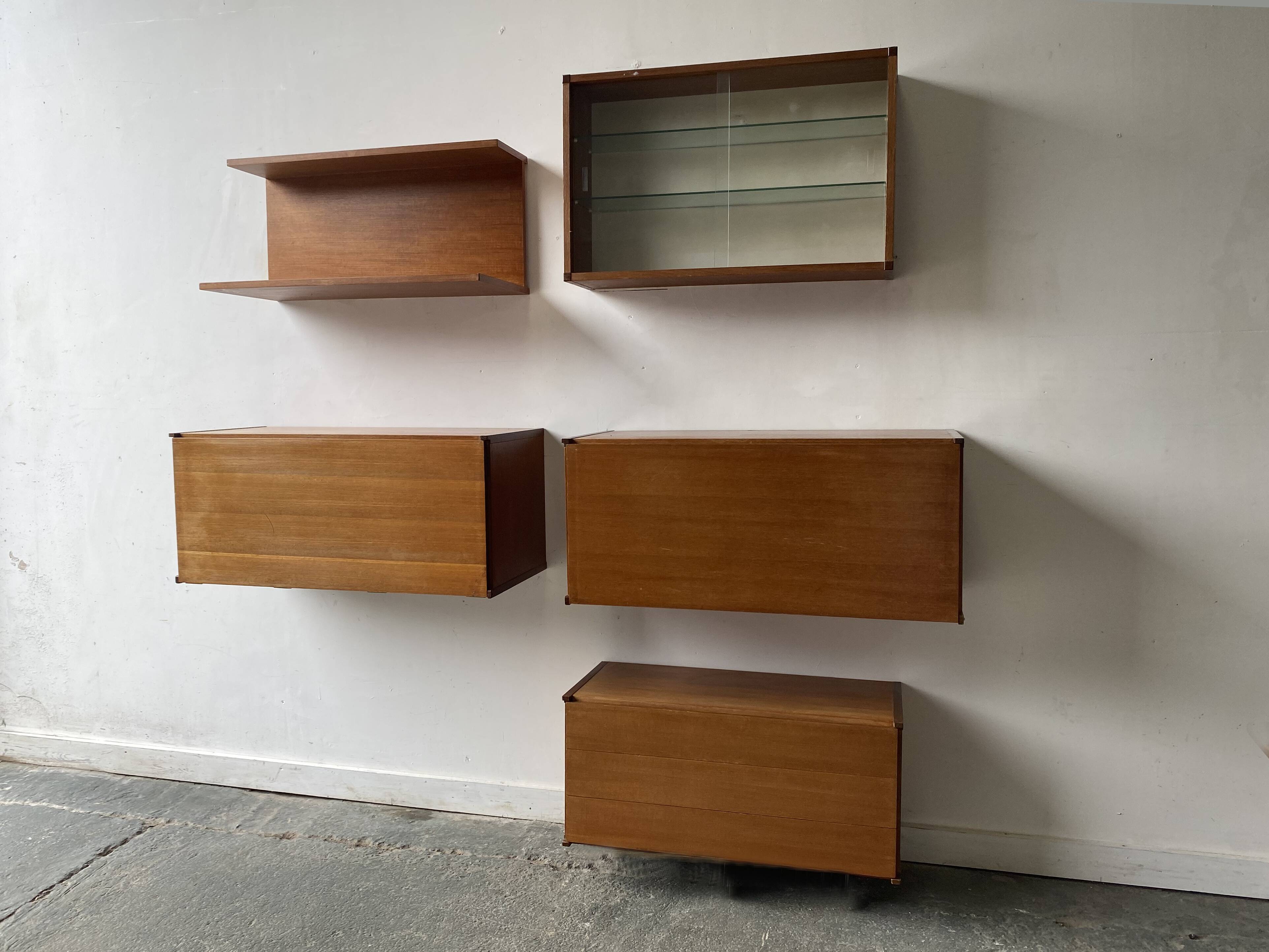 1960’s mid century Beaver & Tapley modular wall units