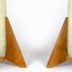 Rocket table lamps from pokrok zilina, 1970s, set of 2