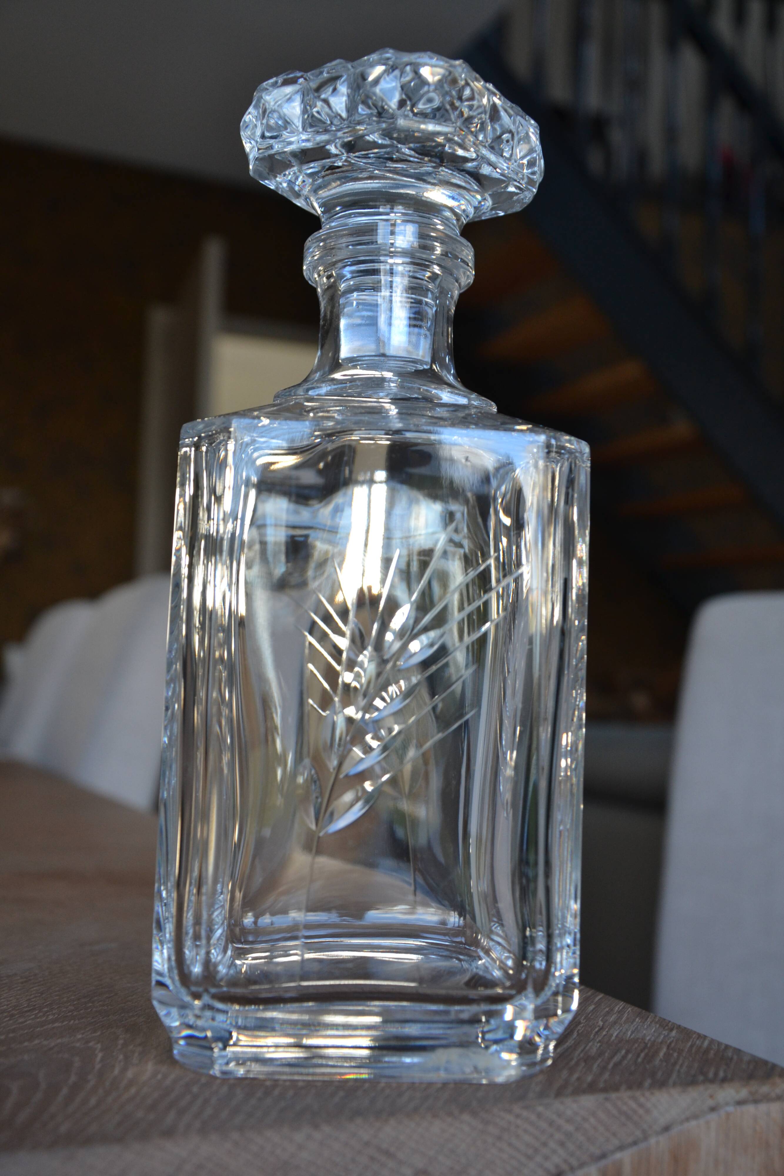 Crystal whisky carafe from Arques