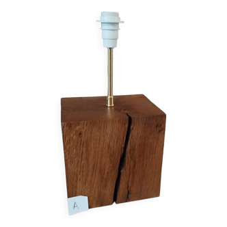 Wooden lamp base