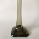Designer glass soliflore vase from the 70s and 80s