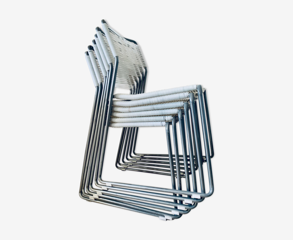 6 chaises Melker 'spaghetti' par Lisa Norinder