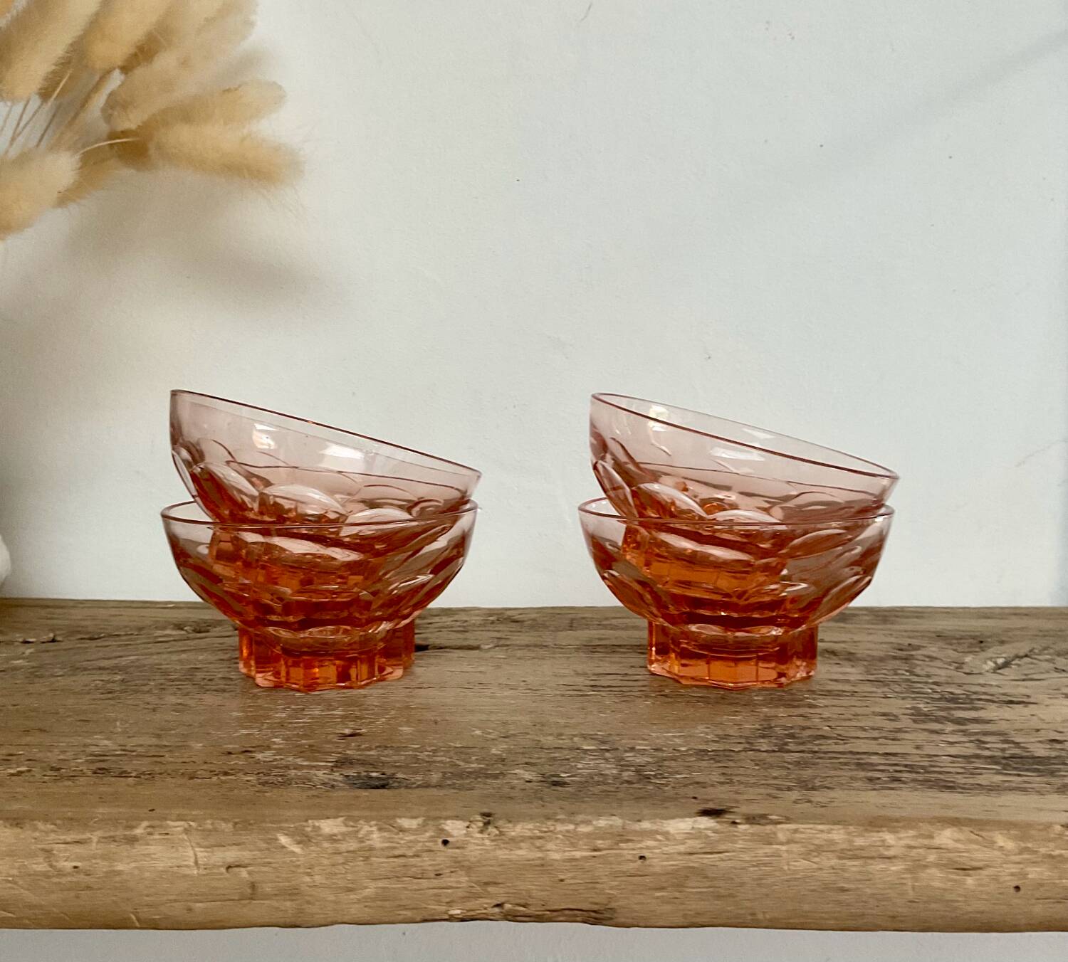 4 Rosaline champagne glasses