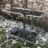 Smoked glass serving