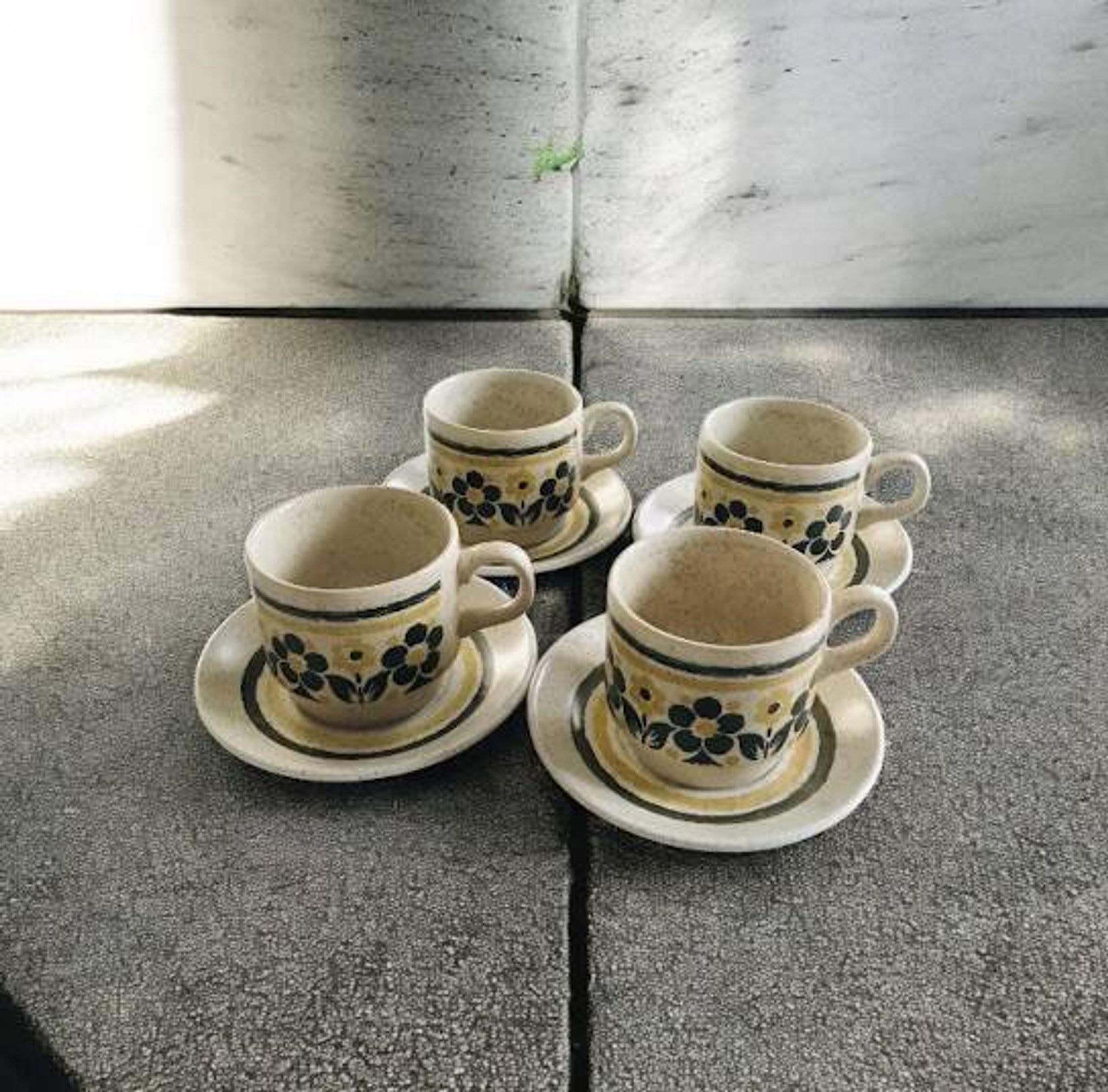 Vintage English Biltons cups and saucers