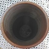 Enamelled ceramic roller vase