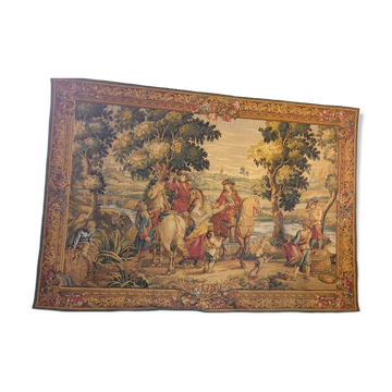 Tapisserie d'Halluin - "Les Sonneurs du Roi" - Jules Pansu (180 x 260 cm)