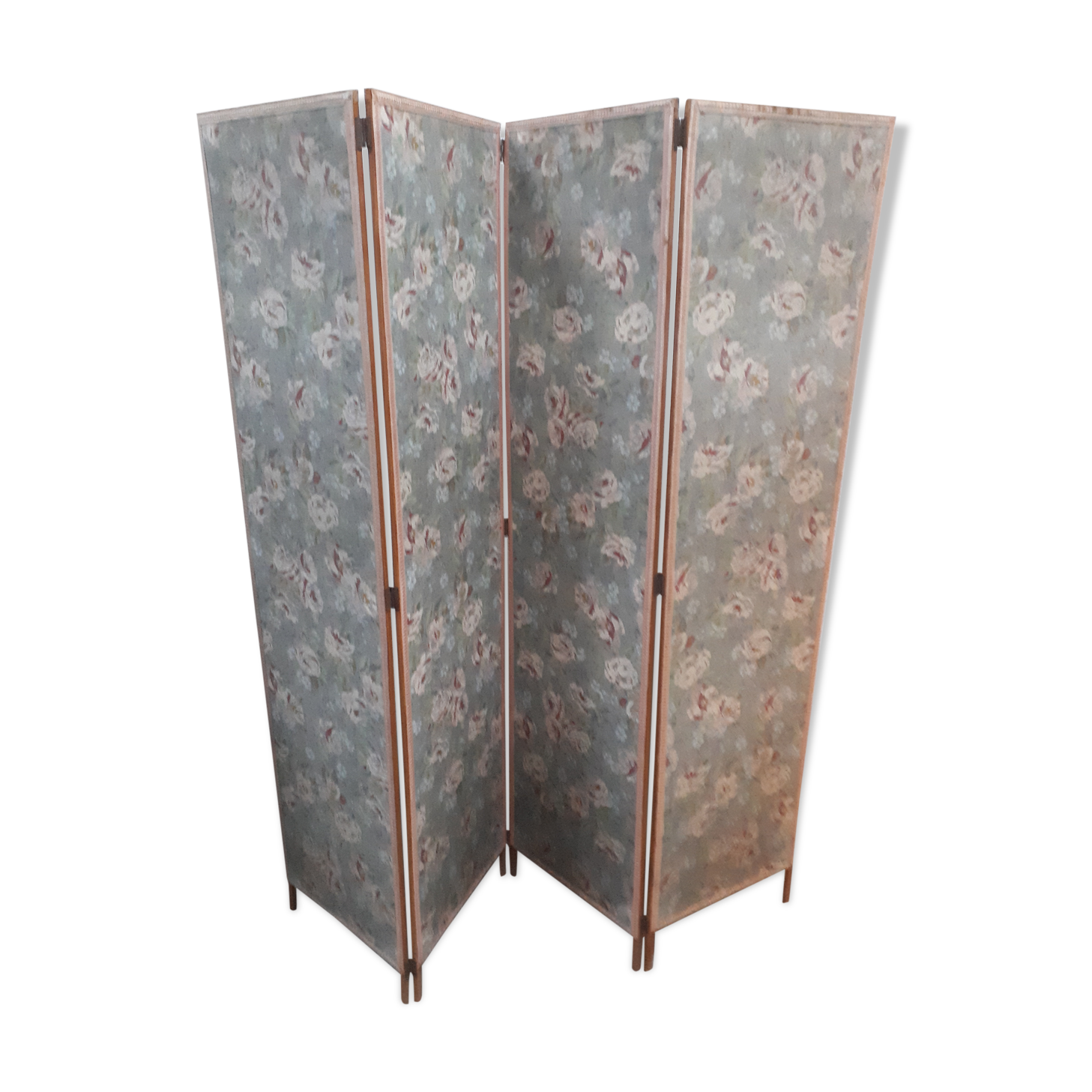 Antique fabric screen 1950