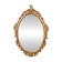 Miroir dorée baroque