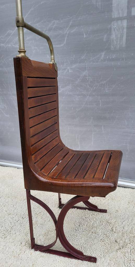 Sprague Metropolitan Parisian bench 1920 with hat rack