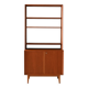 1960s Scandinavian teak bookcase with storage cabinet