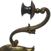 Classicist bronze wall lamp, Poland, 1900s